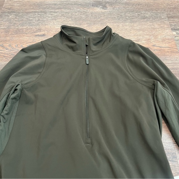 NWT Lululemon Nulux Long Sleeve Tennis Dress Dark Green Size 8 - Picture 3 of 13